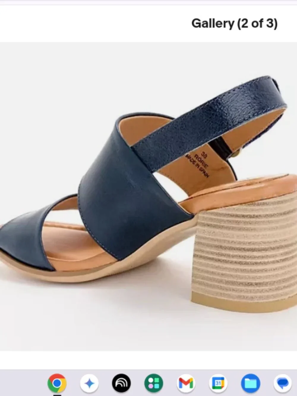 Miz Mooz Leather Adjustable Heeled Sandals-Rorie-Navy-EU 38 (US 7.5-8)-A684748
